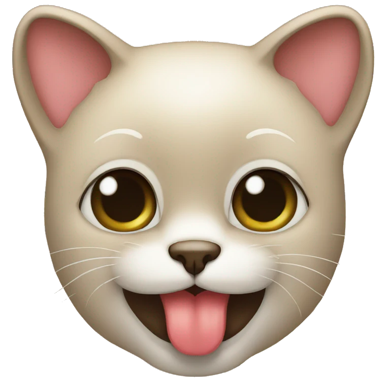 Chat qui fait un bisou  emoji