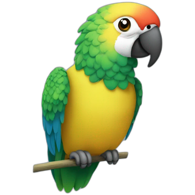 野球をするparty parrot emoji