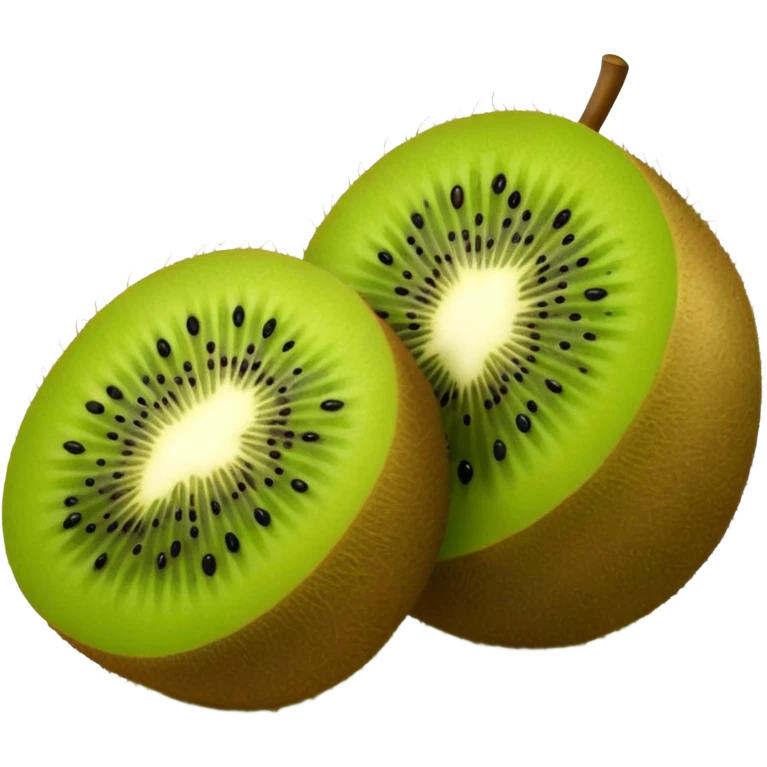Kiwi fruit cut in half emoji