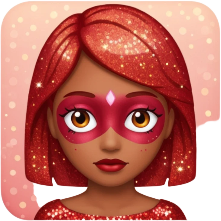 glitter red user emoji