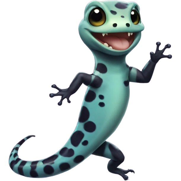 Spotted salamander excited  emoji