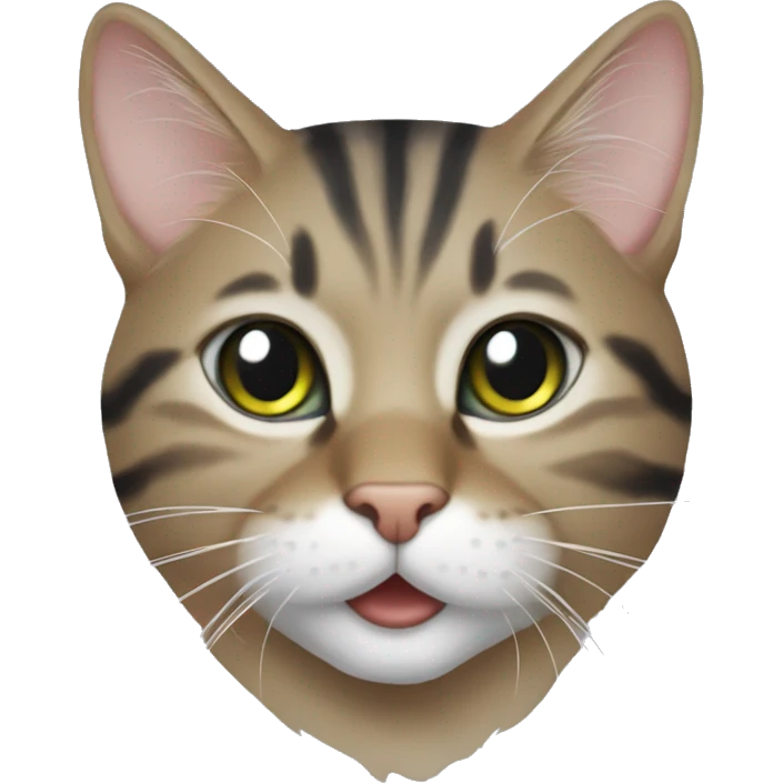 Cat siames whit bule ejes emoji
