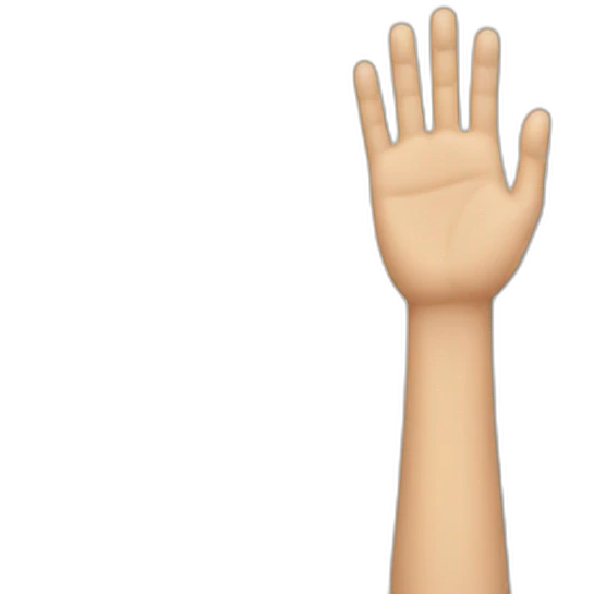Hand on head emoji
