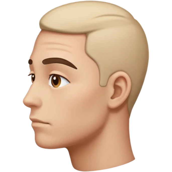 head turned and looking to the side with judgment  emoji
