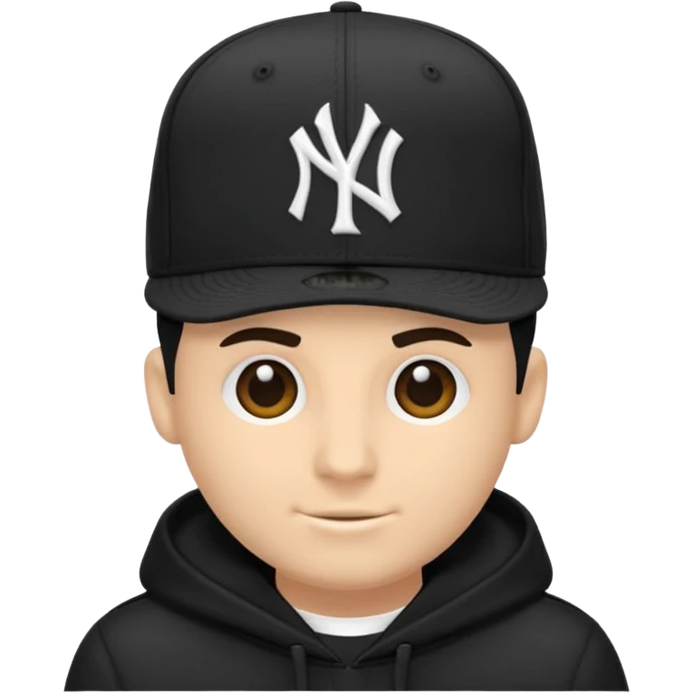Cappellino New Era New York nero emoji
