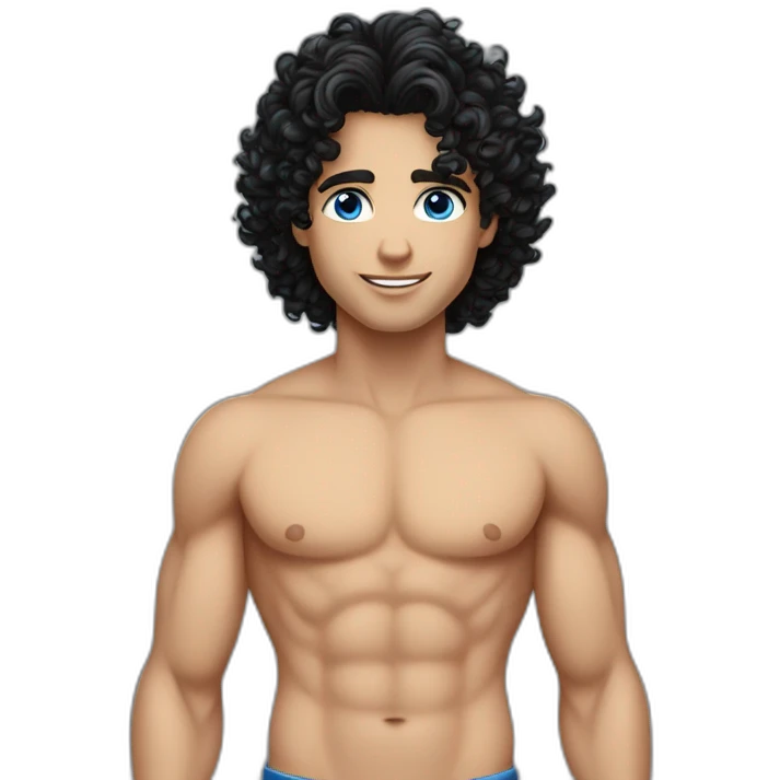 a-sexy-guy-shirtless-with-curly-black-hair,-white-skin-and-blue-eyes emoji