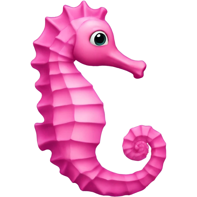 pink seahorse emoji