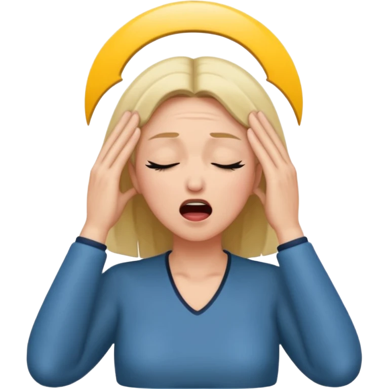 Actress dramatic faint backwards with hand on forehead, mouth open, eyes closed emoji