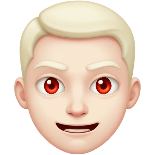 Mischievous, evil cynical emoji