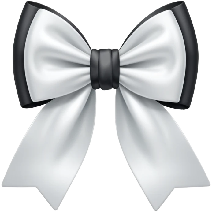 White bow emoji
