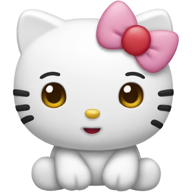 Hello kitty emoji