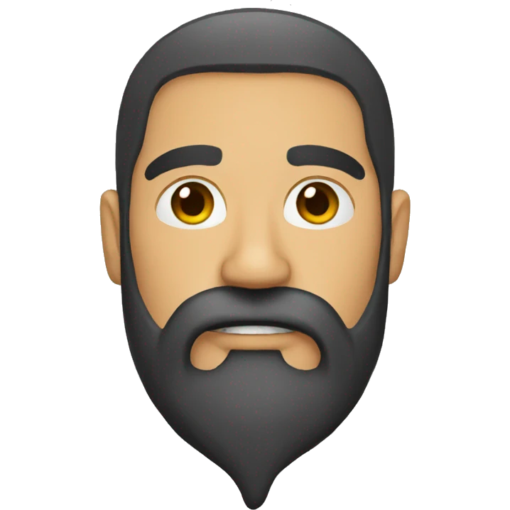 Mexican beard emoji