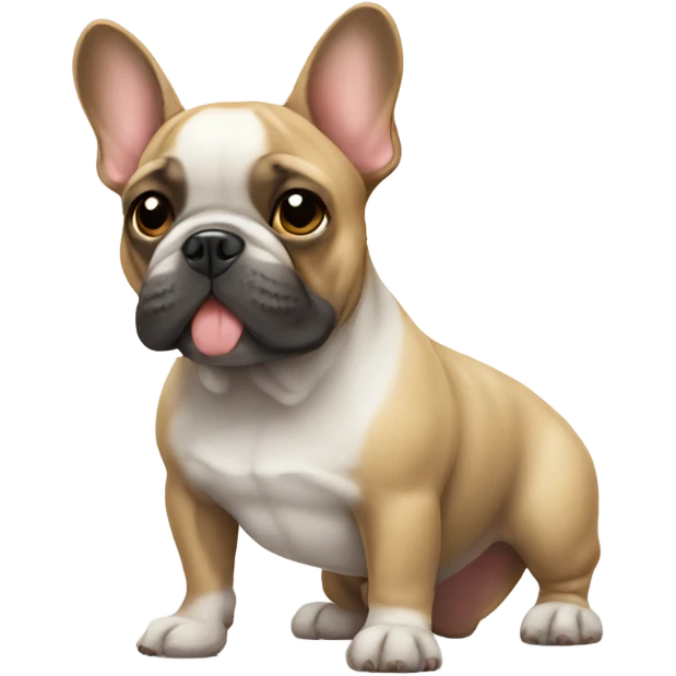 French bulldog emoji