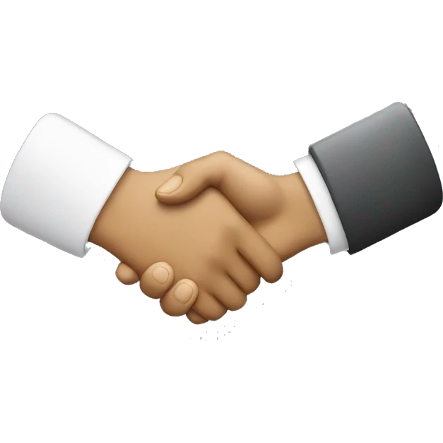 2 people hand shaking  emoji