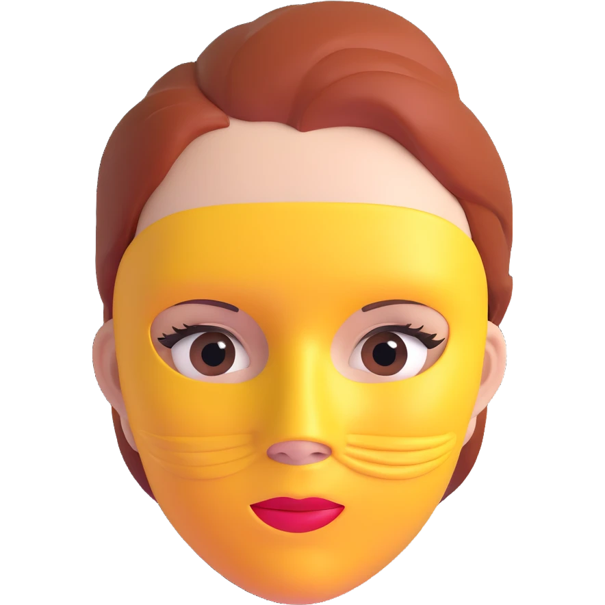 face with beauty mask emoji