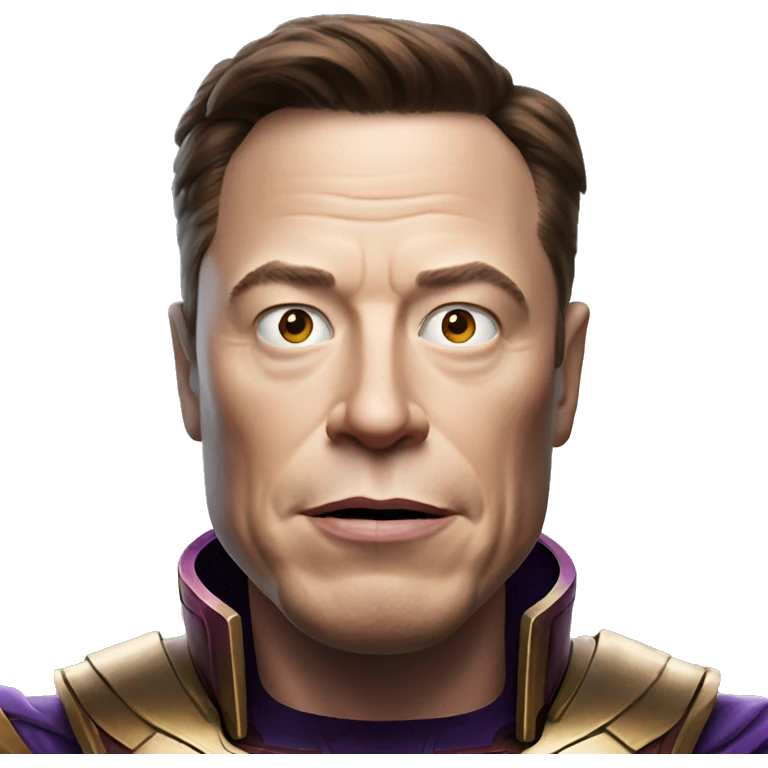 Elon Musk Thanos emoji