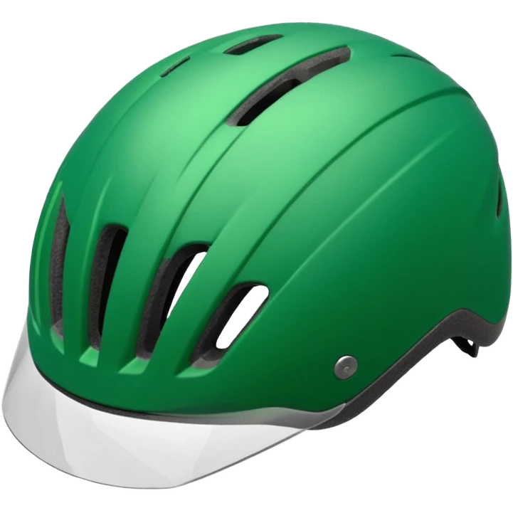 green bike helmet emoji