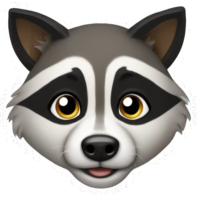 dog Raccoon emoji