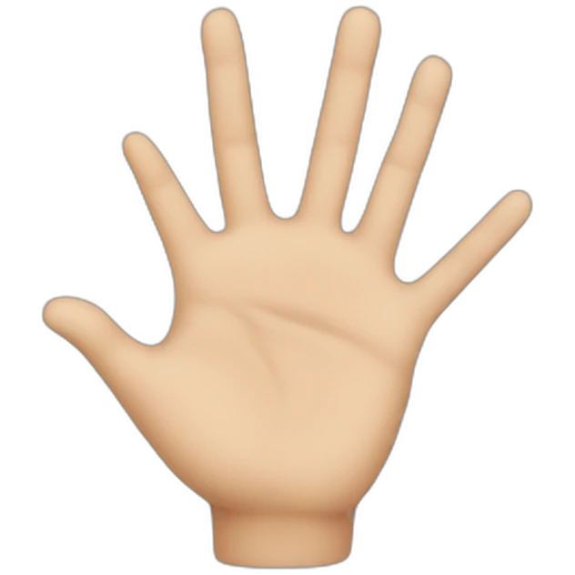 Hand emoji