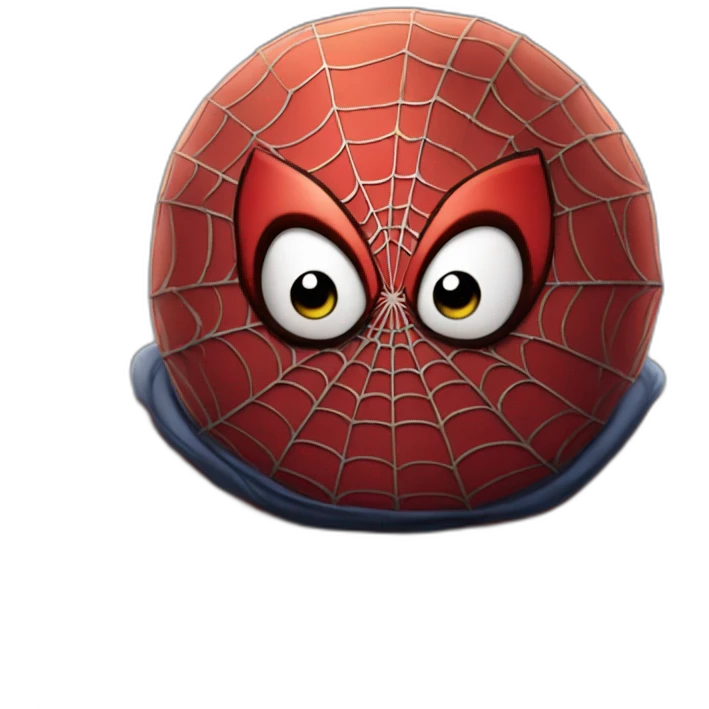 Heavyset lazy Spider-Man emoji