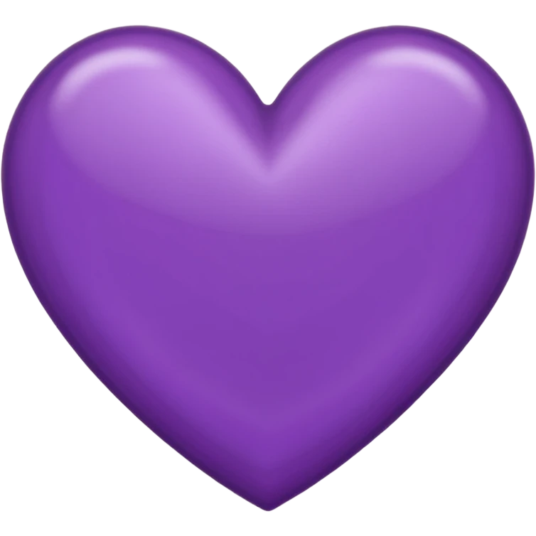 purple heart with a stitched border emoji