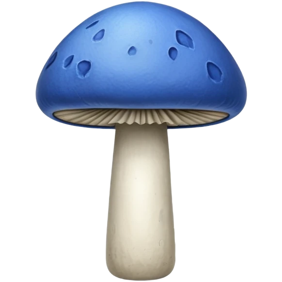 blue mushroom emoji
