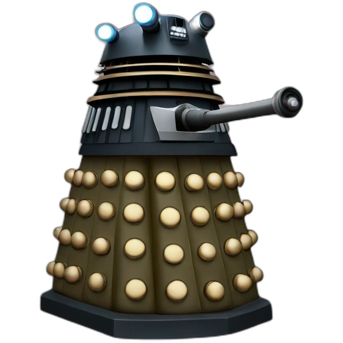 dalek flying in galaxy emoji