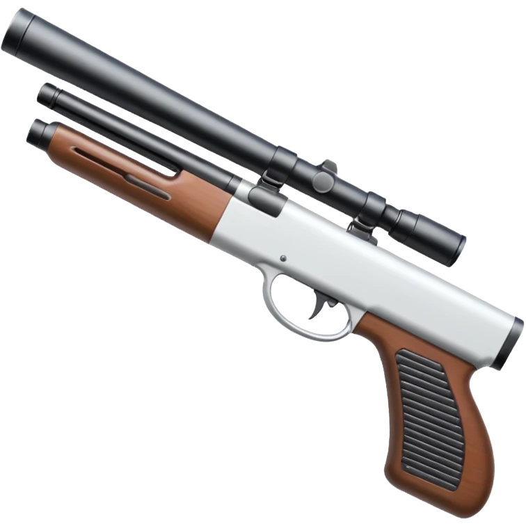 white coloured shotgun spas12 white emoji