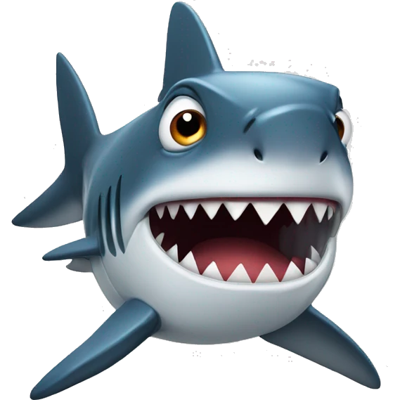 shark with a confused face  emoji