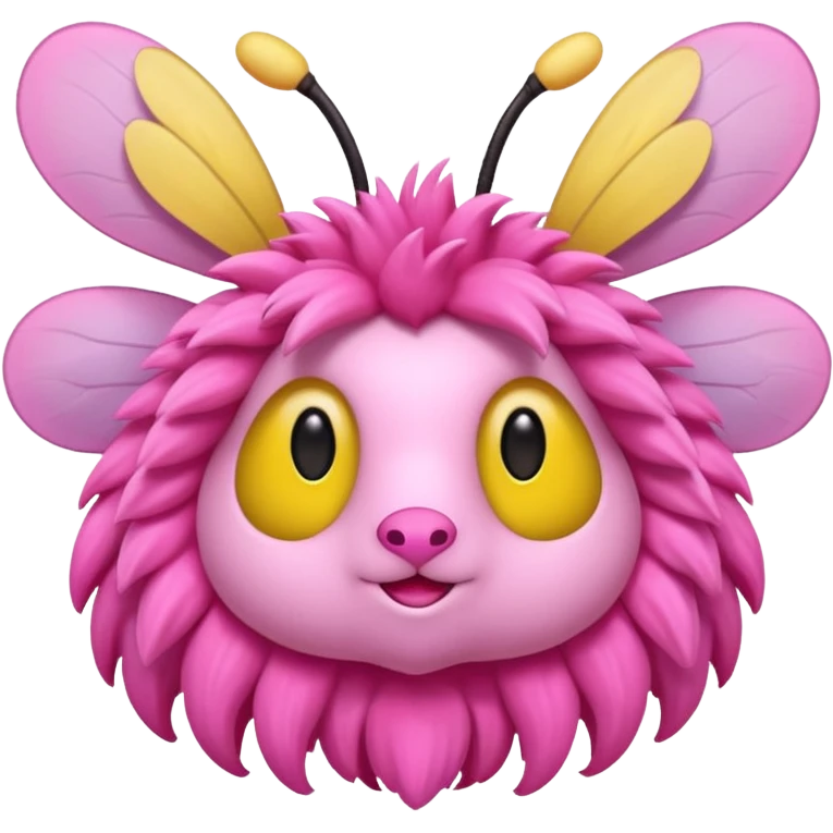 Can you generate a Dryocampa rubicunda a.k.a Rosy maple moth emoji emoji