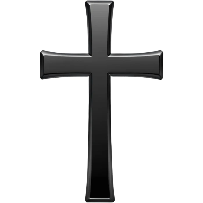 christan cross black emoji