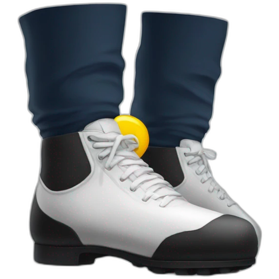 Macron foot emoji