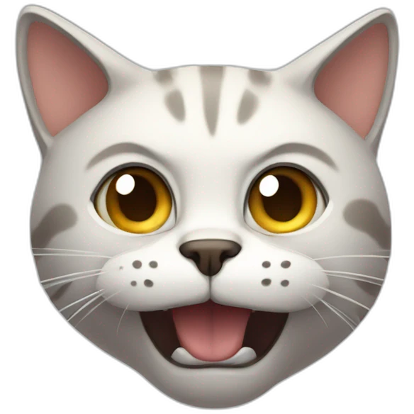 cat scared head emoji