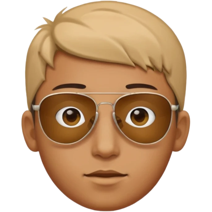 boy sunglasses on upper head emoji