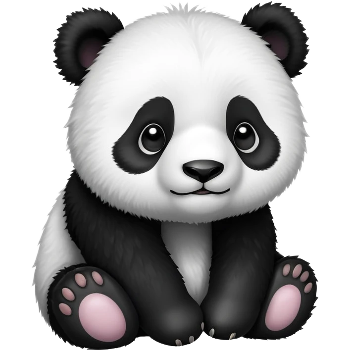 Cute panda bear emoji