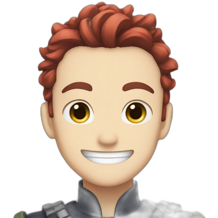 Tanjiro laugth  emoji