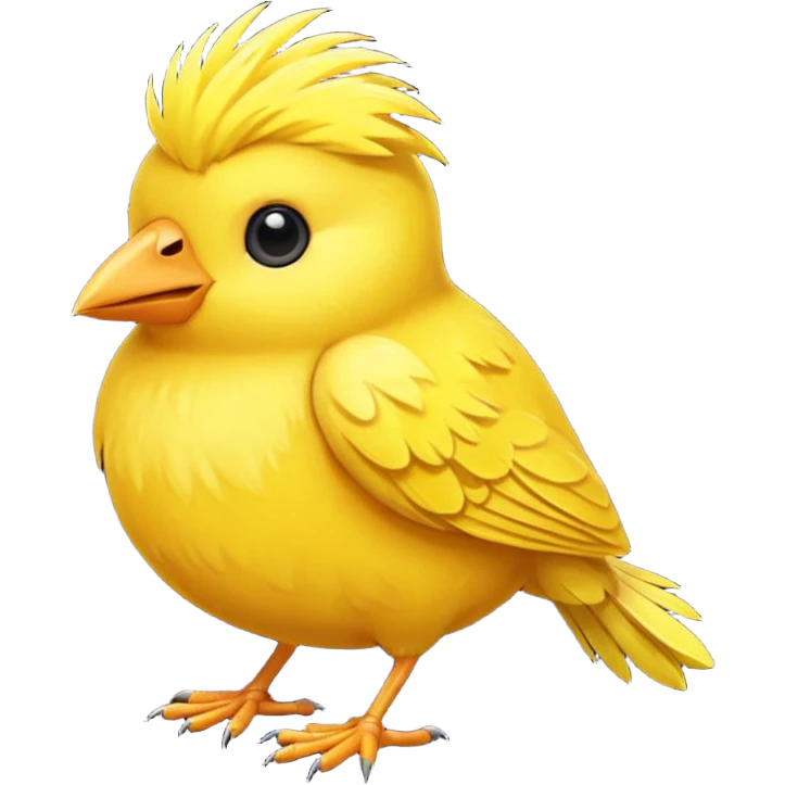 yellow bird emoji