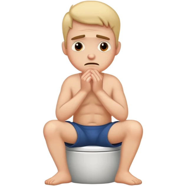 un mec qui fait caca emoji