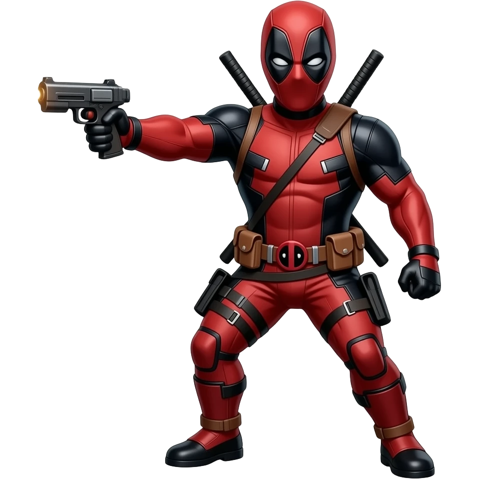 deadpool shoots emoji