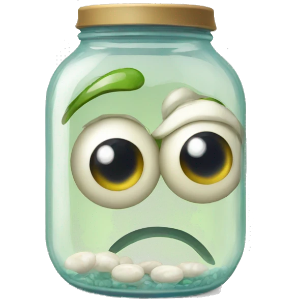 Eyeballs jar emoji