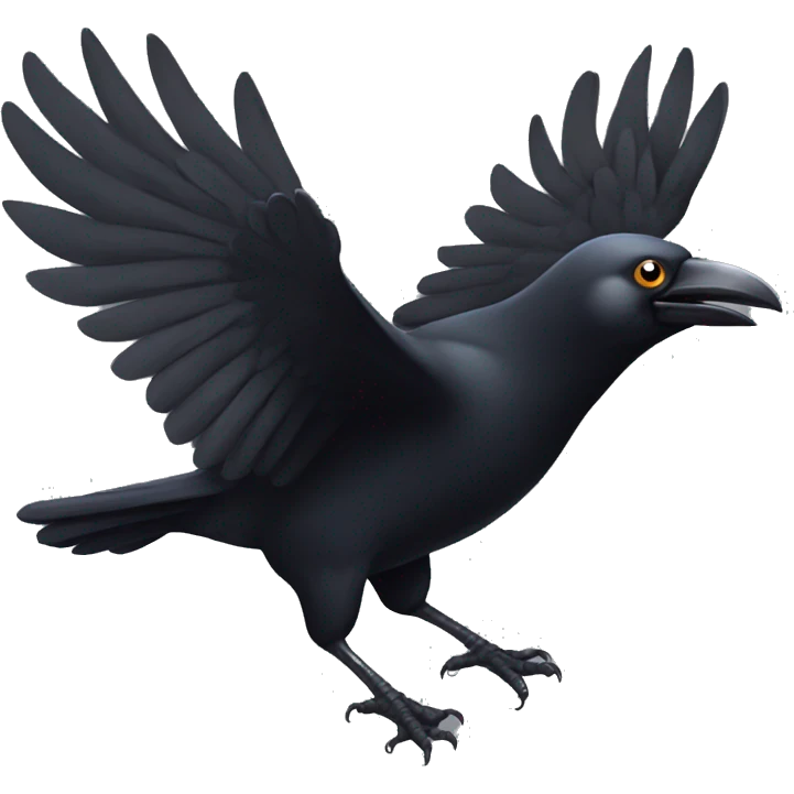 Flying Crow android emoji