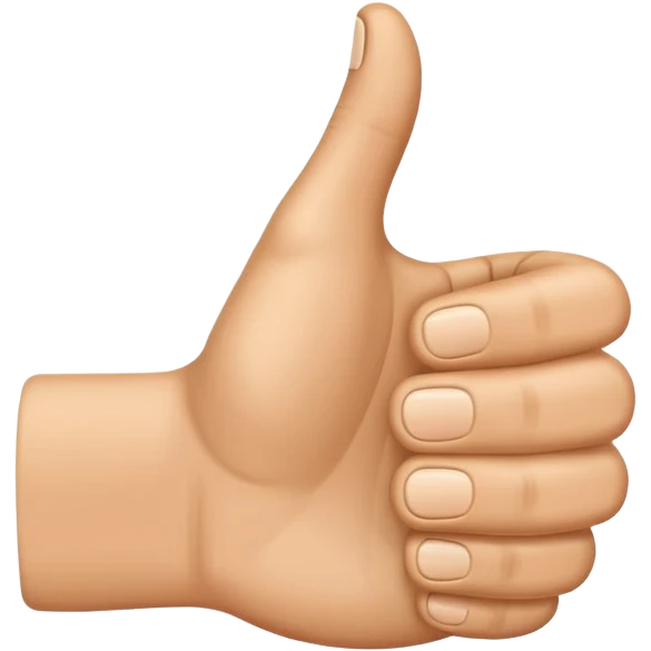 thumbs up hand emoji