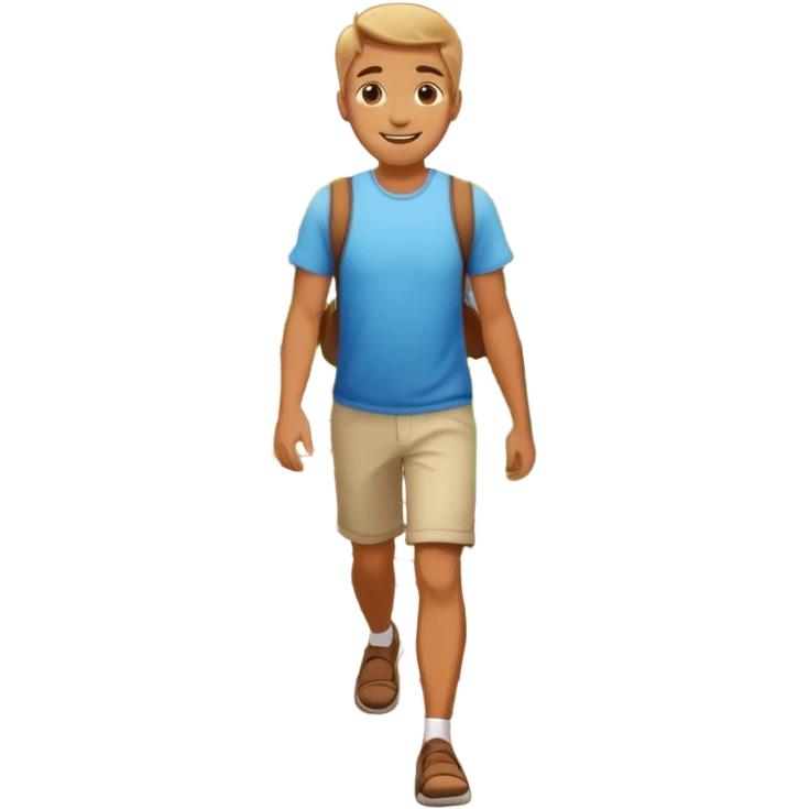 walk IN THE GARDEN on a path emoji