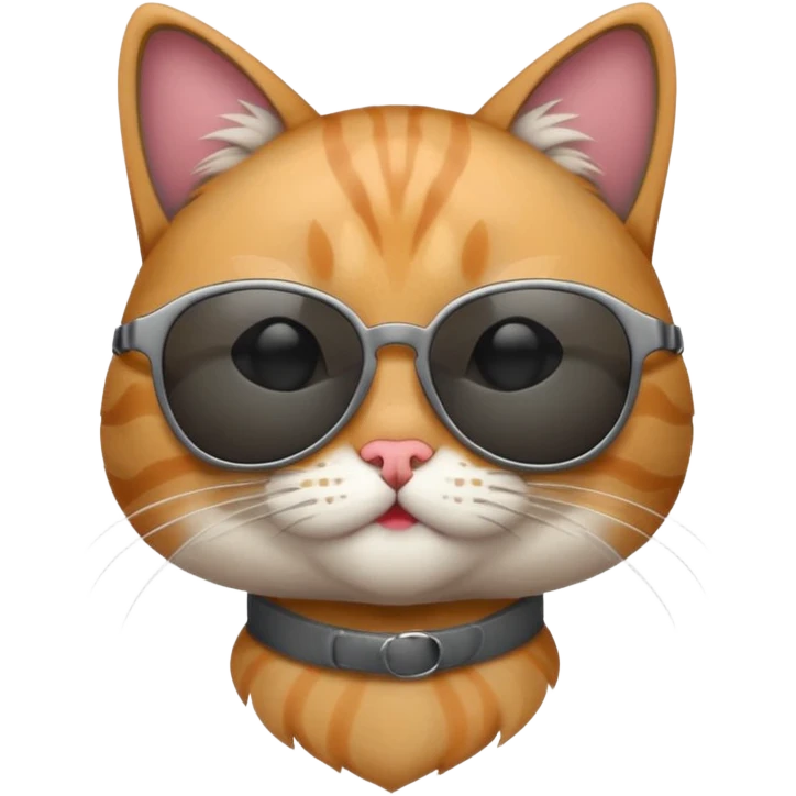 Cat wearing sunglasses emoji