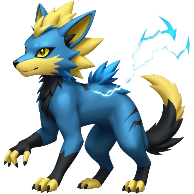 Zeraora-Luxray-Fakémon-hybrid-creature (full body)  emoji