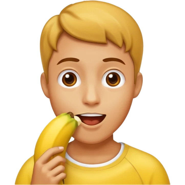 Eating banana  emoji