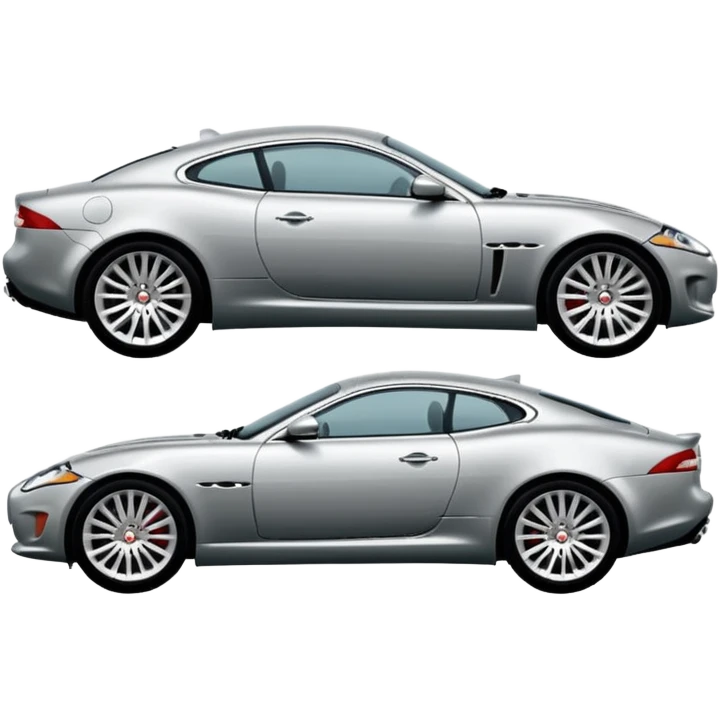 A 2007 jaguar xk from the side emoji