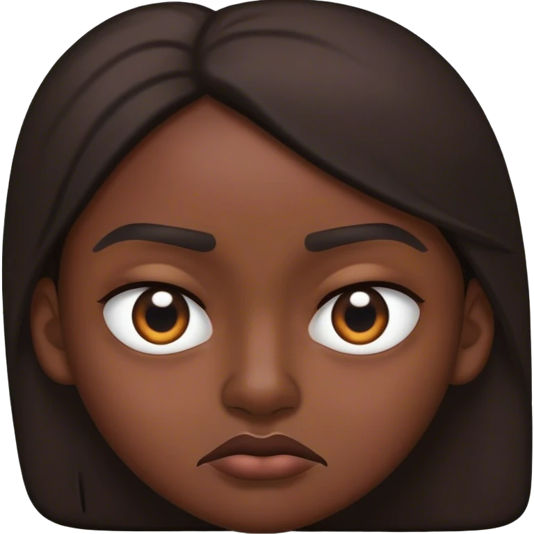 The meanest side eye  emoji
