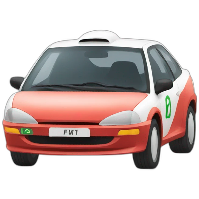 Voiture course emoji