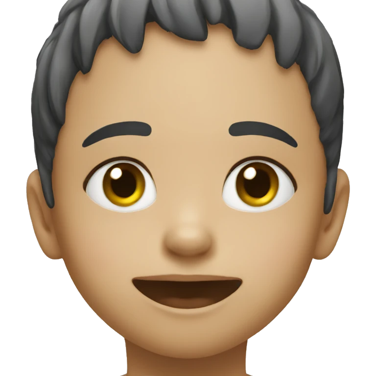 child washing face emoji